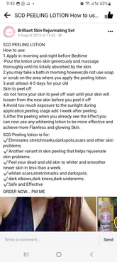 SCD Peeling Skin Lotion 100ml